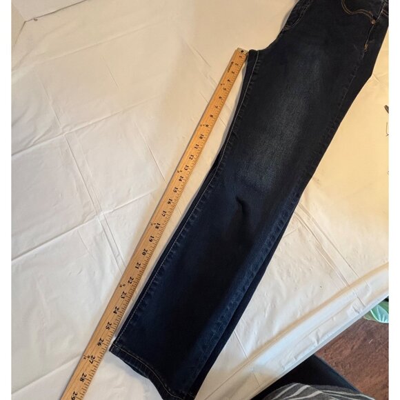 Soft Surroundings Womens Dark Wash Denim Skinny Jeans Size 8 Stretch - Picture 10 of 10